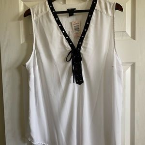 NWT Torrid lace up Tank